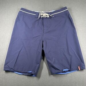Tommy Bahama Swim Shorts Mens 34 Blue Relax Boardshorts Stretch Quick Dry